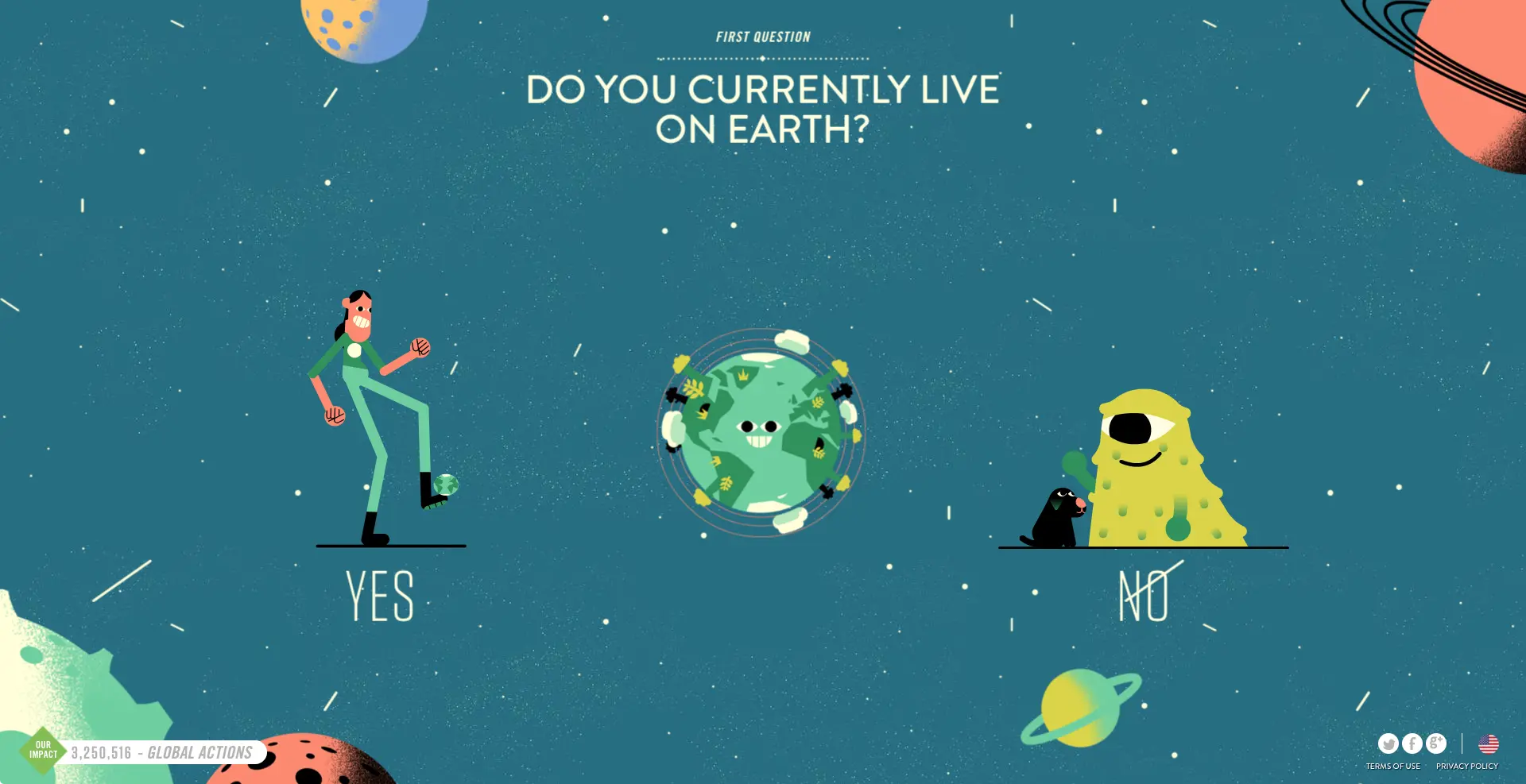 Do you currently live on Earth?