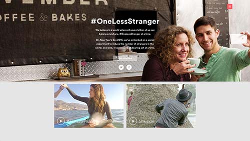 Airbnb: “One Less Stranger” project poster