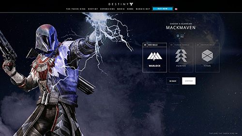 Bungie | Destiny: “The Taken King—The Legend of You” project poster Bungie | Destiny: “The Taken King—The Legend of You” project poster