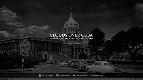 JFK Presidential Library & Museum: “Clouds Over Cuba” project poster