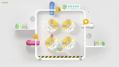 Google: “Android.com 404 Game” project poster Google: “Android.com 404 Game” project poster