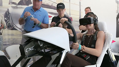 Infiniti: “Driver’s Seat VR” digital product poster