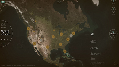 Land Rover: “Well Storied” project poster Land Rover: “Well Storied” project poster
