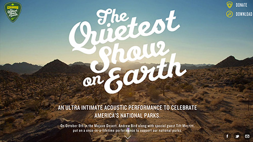 Nature Valley: “The Quietest Show on Earth” project poster