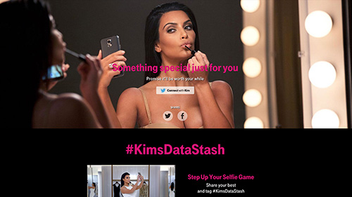 T-Mobile: “Kim’s Data Stash” project poster T-Mobile: “Kim’s Data Stash” project poster