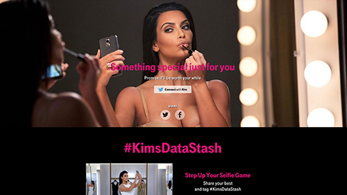 T-Mobile: Kim’s Data Stash: “Kim’s Data Stash” project poster